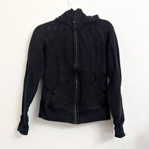 Lululemon Scuba Full Size Hoodie in black - Sz 4